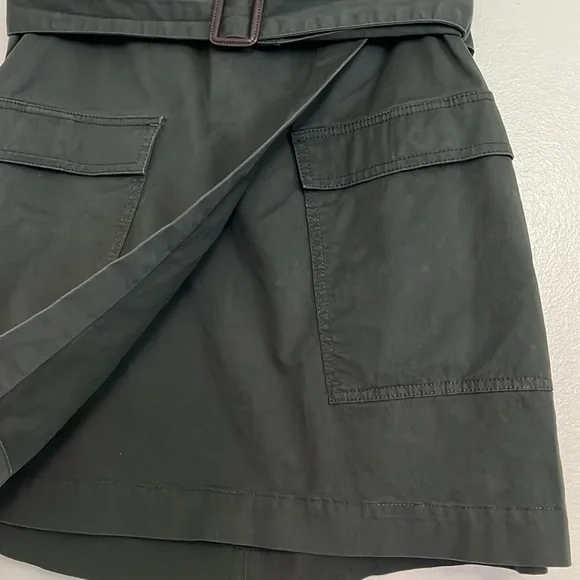 Banana Republic Utility Wrap Skirt in Flight Jacket Green - Picture 5 of 10